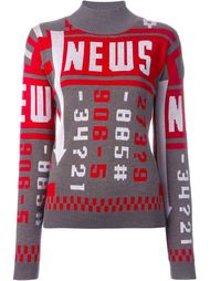свитер 'News'  J.W.Anderson