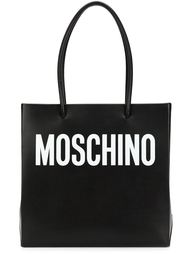 сумка-тоут с логотипом Moschino