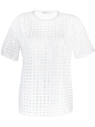 перфорированная футболка  T By Alexander Wang