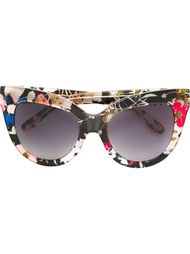 солнцезащитные очки с оправой "кошачий глаз" Linda Farrow Gallery