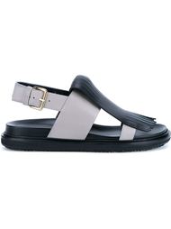 сандалии с бахромой Marni