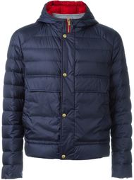 пуховик с капюшоном Moncler Gamme Bleu