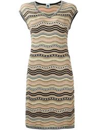 вязаное платье c V-образным вырезом   M Missoni