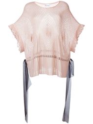 трикотажный топ свободной вязки Red Valentino