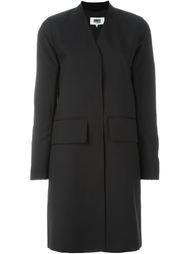 однобортное пальто Mm6 Maison Margiela