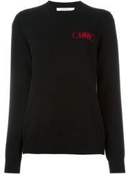 свитер с вышивкой  Givenchy