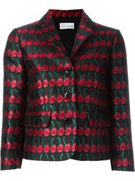 жаккардовый пиджак с принтом вишен Red Valentino