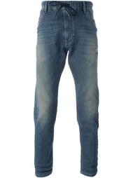 джинсы с эластичным поясом  Diesel