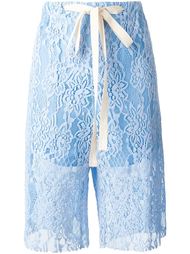 кружевные шорты с эластичным поясом Mm6 Maison Margiela