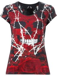 футболка 'Dark Flowers' Philipp Plein