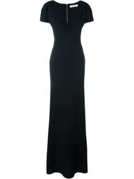 расклешенное длинное платье Victoria Beckham