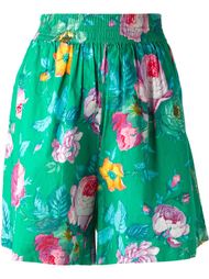 шорты с цветочным принтом Kenzo Vintage