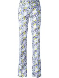 брюки с цветочным принтом  Giamba