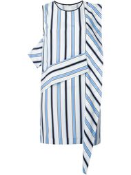 платье-шифт с панелями  MSGM