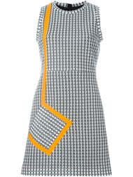 короткое жаккардовое платье  MSGM