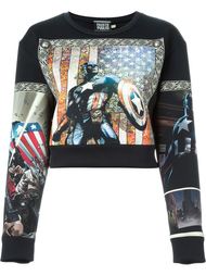 толстовка с принтом Captain America Fausto Puglisi
