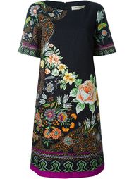 платье шифт с цветочным принтом Etro
