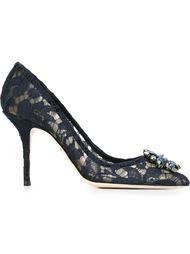 декорированные кружевные туфли Dolce &amp; Gabbana