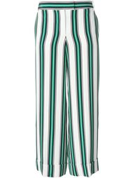 широкие брюки в полоску Salvatore Ferragamo