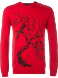 свитео с принтом  Alexander McQueen