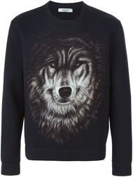 толстовка с волком Valentino