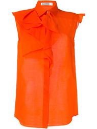 рубашка с рюшами Jil Sander