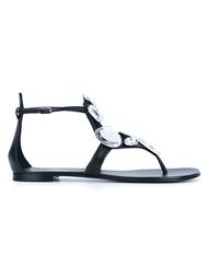 сандалии с украшением из кристаллов Giuseppe Zanotti Design