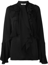 блузка с оборками  Givenchy