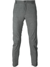 брюки кроя слим в ломаную клетку  Lanvin
