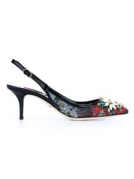 декорированные туфли с принтом  Dolce &amp; Gabbana