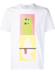 футболка с абстрактным принтом Marni