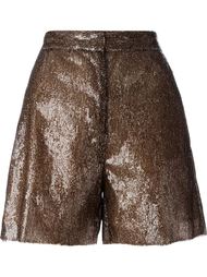 шорты с пайетками Mm6 Maison Margiela