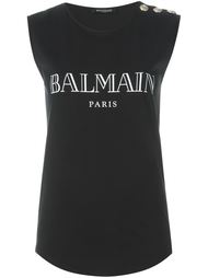 футболка с логотипом  Balmain
