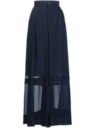 длинная юбка с принтом Sacai
