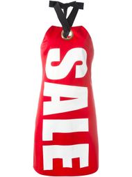 платье с принтом 'sale' Moschino