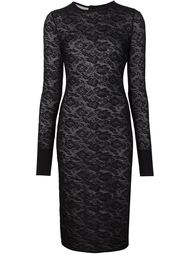 прозрачное платье с цветочным узором Stella McCartney