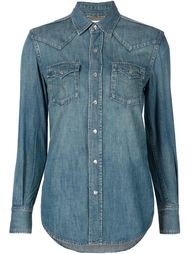джинсовая рубашка в стиле вестерн Saint Laurent
