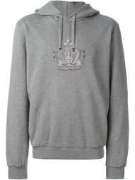 толстовка с вышивкой короны Dolce &amp; Gabbana