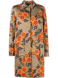 пальто с цветочным узором MSGM