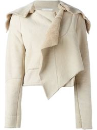укороченная куртка с овчиной Helmut Lang Vintage