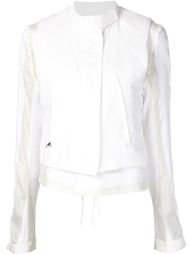 укороченная куртка с панельным дизайном Ann Demeulemeester