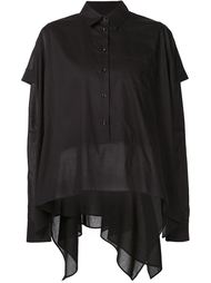многослойная рубашка свободного кроя Maison Margiela