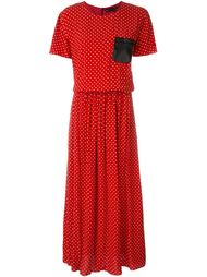 платье в горошек  Love Moschino