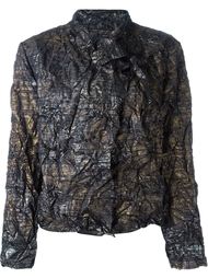 куртка с запахом и эффектом помятости Issey Miyake Vintage