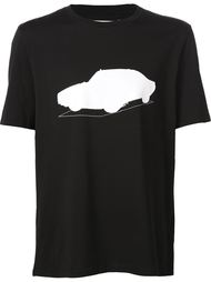 футболка с принтом машины Maison Margiela