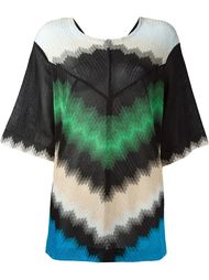 футболка с зигзагообразным узором Missoni