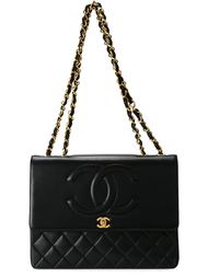 сумка на плечо с тисненым узором Chanel Vintage