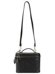чемоданчик для косметики с тисненым логотипом Chanel Vintage