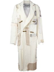 длинное пальто в стиле пэчворк  Heikki Salonen