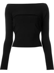 футболка с длинными рукавами и вырезными деталями T By Alexander Wang
